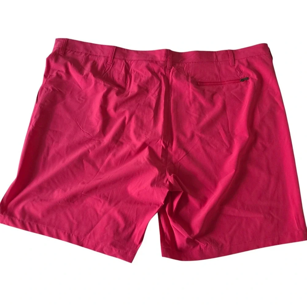 Polo Ralph Lauren Mens Performance Golf Shorts Pink Stretch Big & Tall‎ 48B